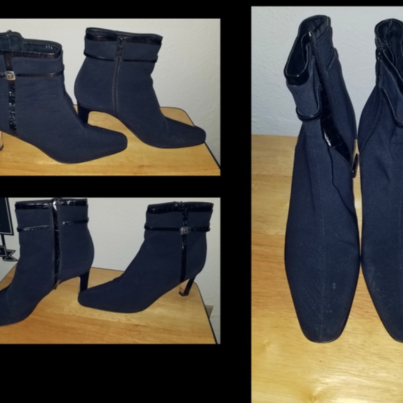 Brighton Regina 176 Black fabric ankle boot - Picture 2 of 16